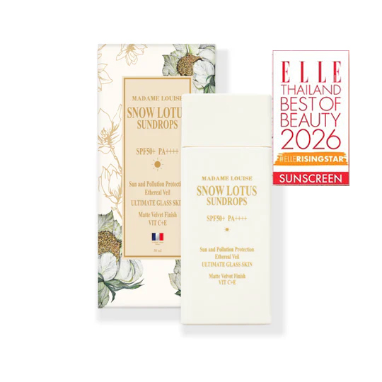 กันแดดบัวหิมะ SPF50 PA++++ มาดามหลุยส์ Snow Lotus Sundrops ราคา 1180 บาท